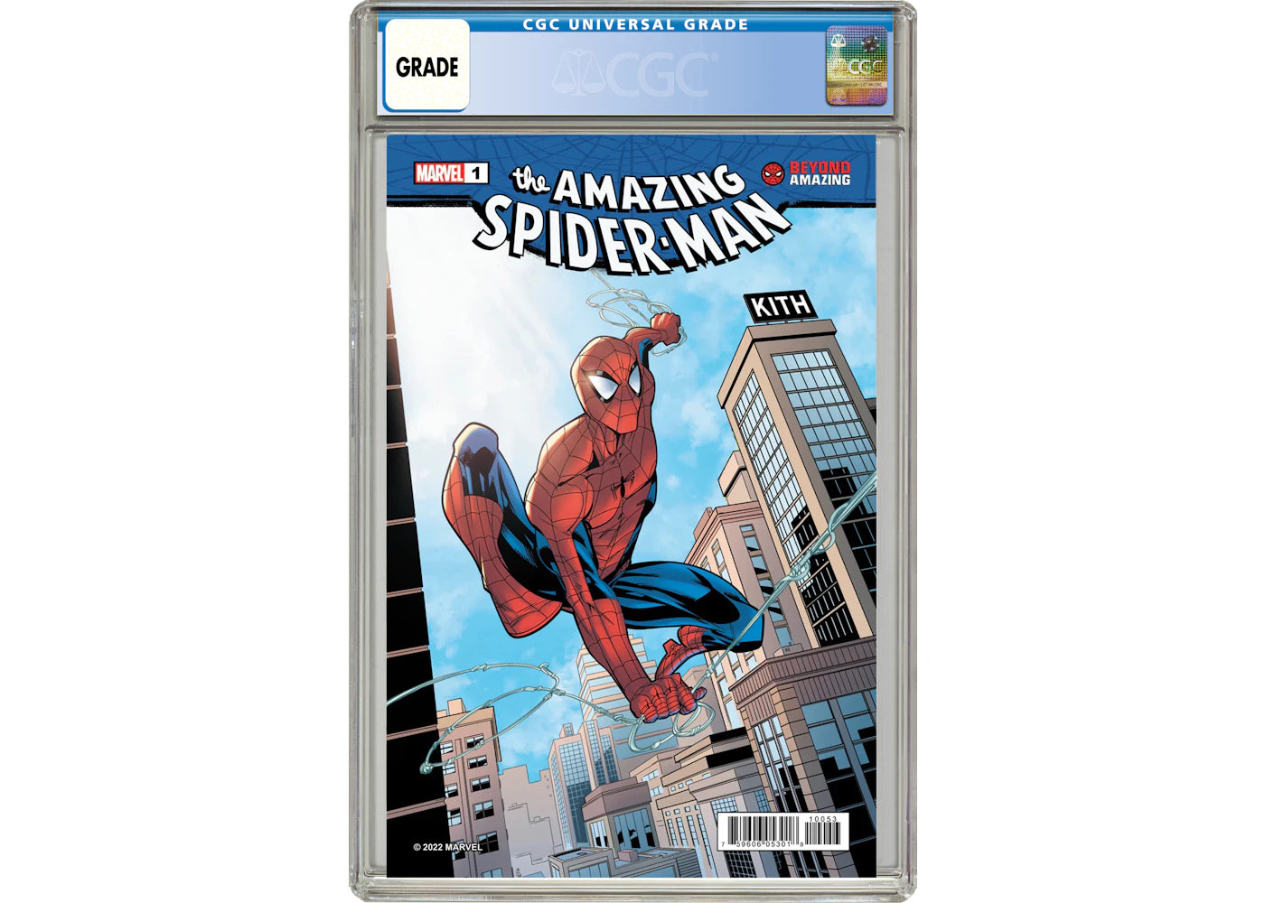 Kith Spider-Man 60th Anniversary Comic Book CGC Graded - vue secondaire A