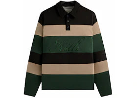 Kith Stripe Microsuede Tanner Pullover Black