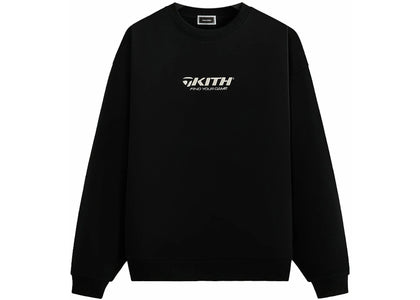 Kith TaylorMade Find Your Game Nelson Crewneck Black - authentic Kith product