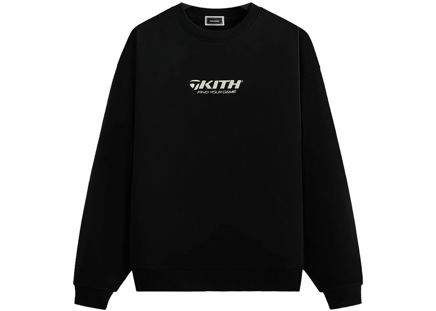 Kith TaylorMade Find Your Game Nelson Crewneck Black - vue 360