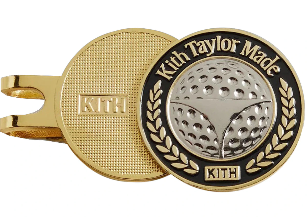 Kith TaylorMade Hat Clip Ball Marker Golden Yellow - vue secondaire B