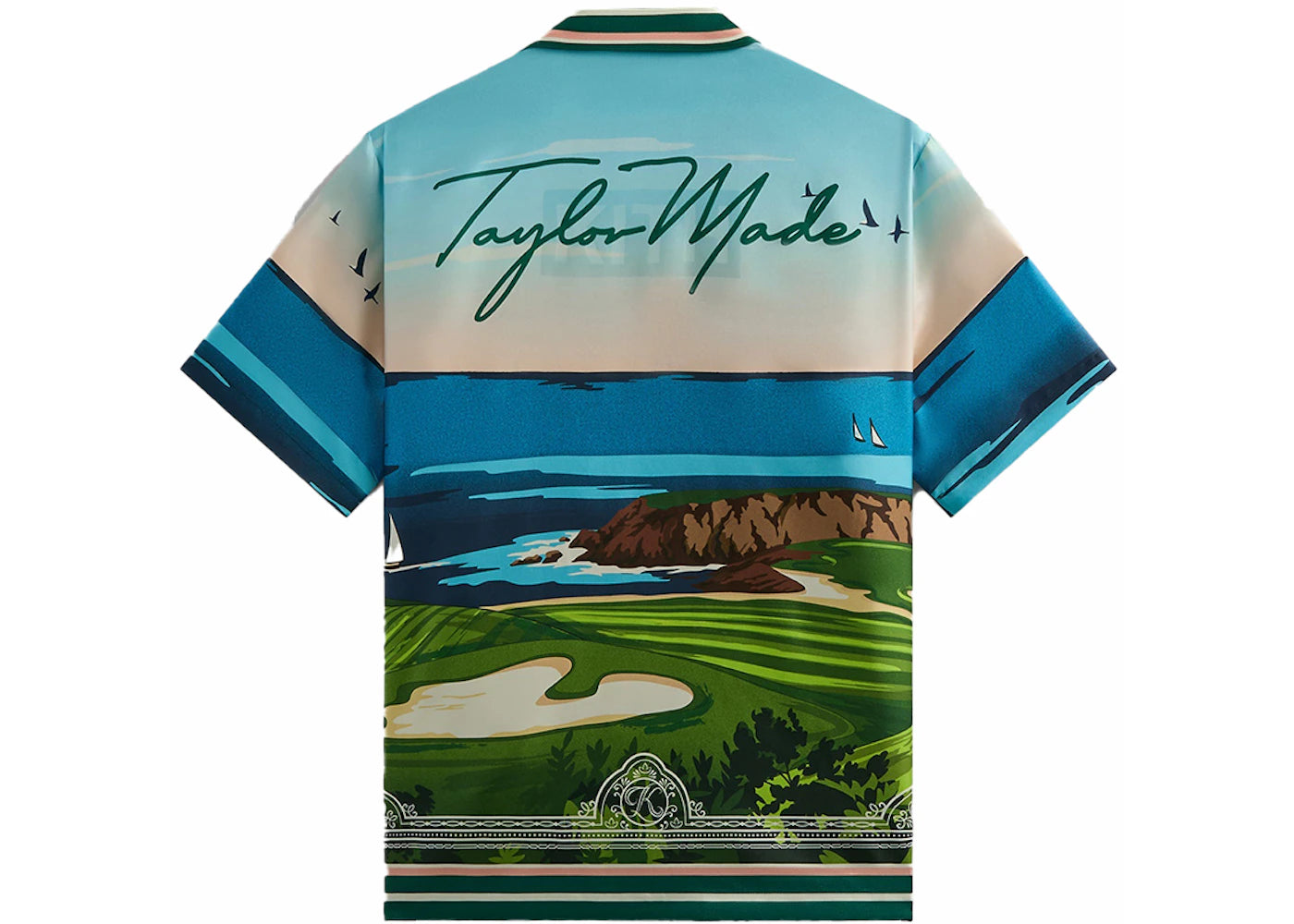 Kith TaylorMade Tips Camp Collar Shirt Multi - vue secondaire B