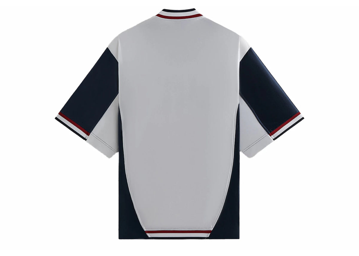 Kith Team USA Faille Jersey Warmup Shirt White - vue secondaire B