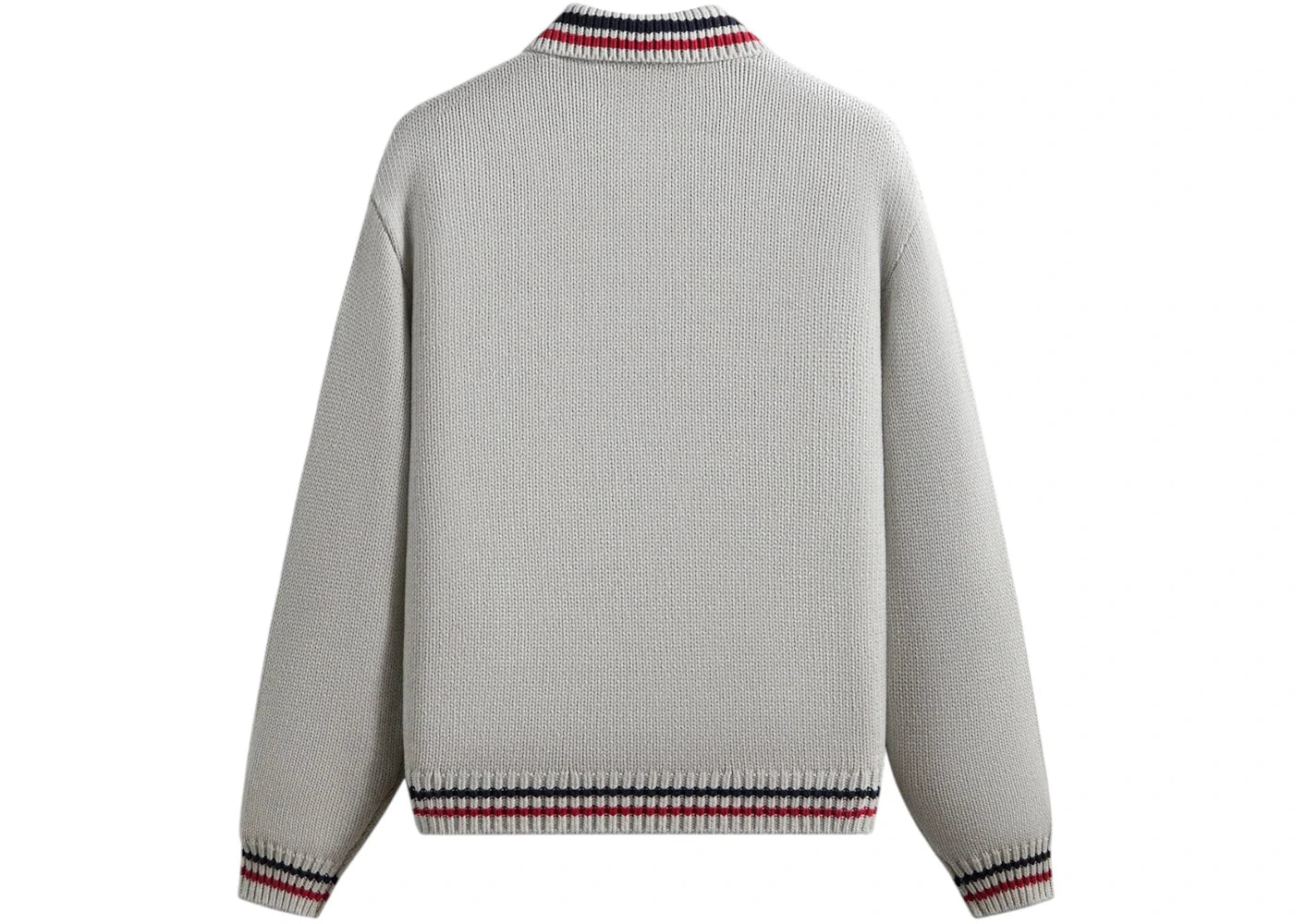 Kith Team USA Nelson Rugby Sweater Light Heather Grey - vue secondaire B