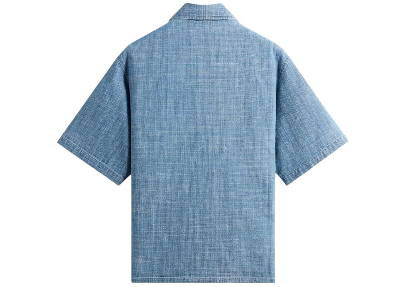 Kith Textured Indigo Paxton Zip Front Shirt Light Indigo - vue secondaire B