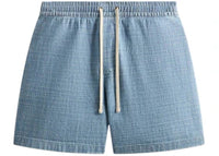 Kith Textured Indigo Weave Cayden Short Light Indigo