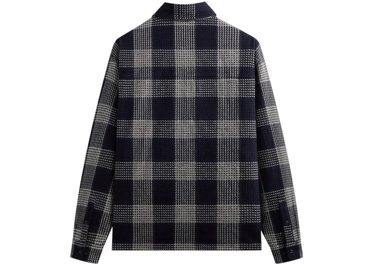 Kith Textured Plaid Deon Shirt Nocturnal - vue secondaire B