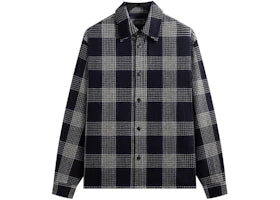 Kith Textured Plaid Deon Shirt Nocturnal - vue 360