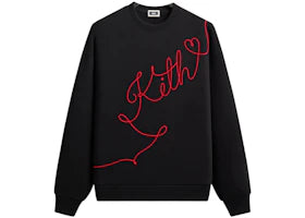Kith Thread of Fate Nelson Crewneck Black - vue 360
