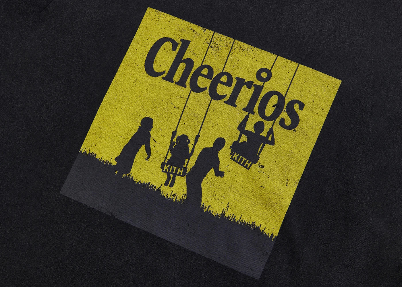 Kith Treats Cheerios Vintage Ad Tee Black - vue secondaire B