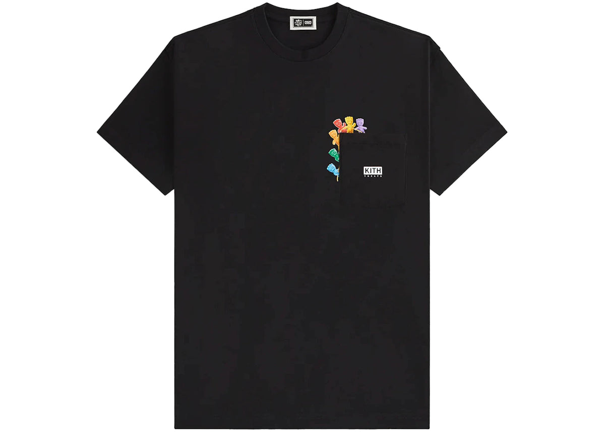 Kith Treats Sour Patch Kids Pocket Tee Black - vue 360