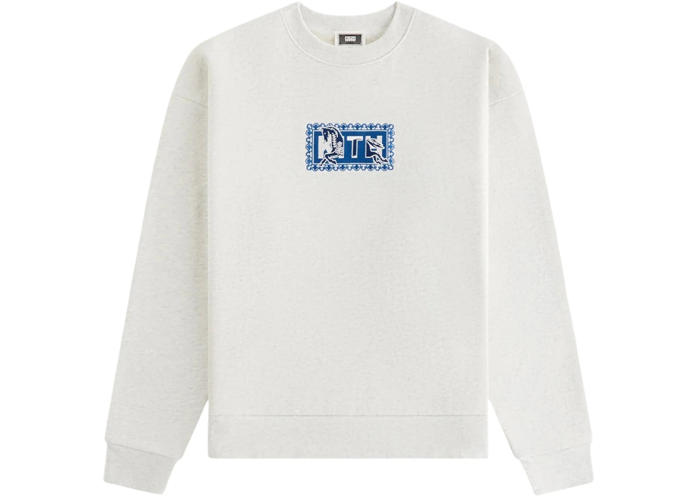 Kith Treats Year Of The Horse Nelson Crewneck Light Heather Grey - vue secondaire A