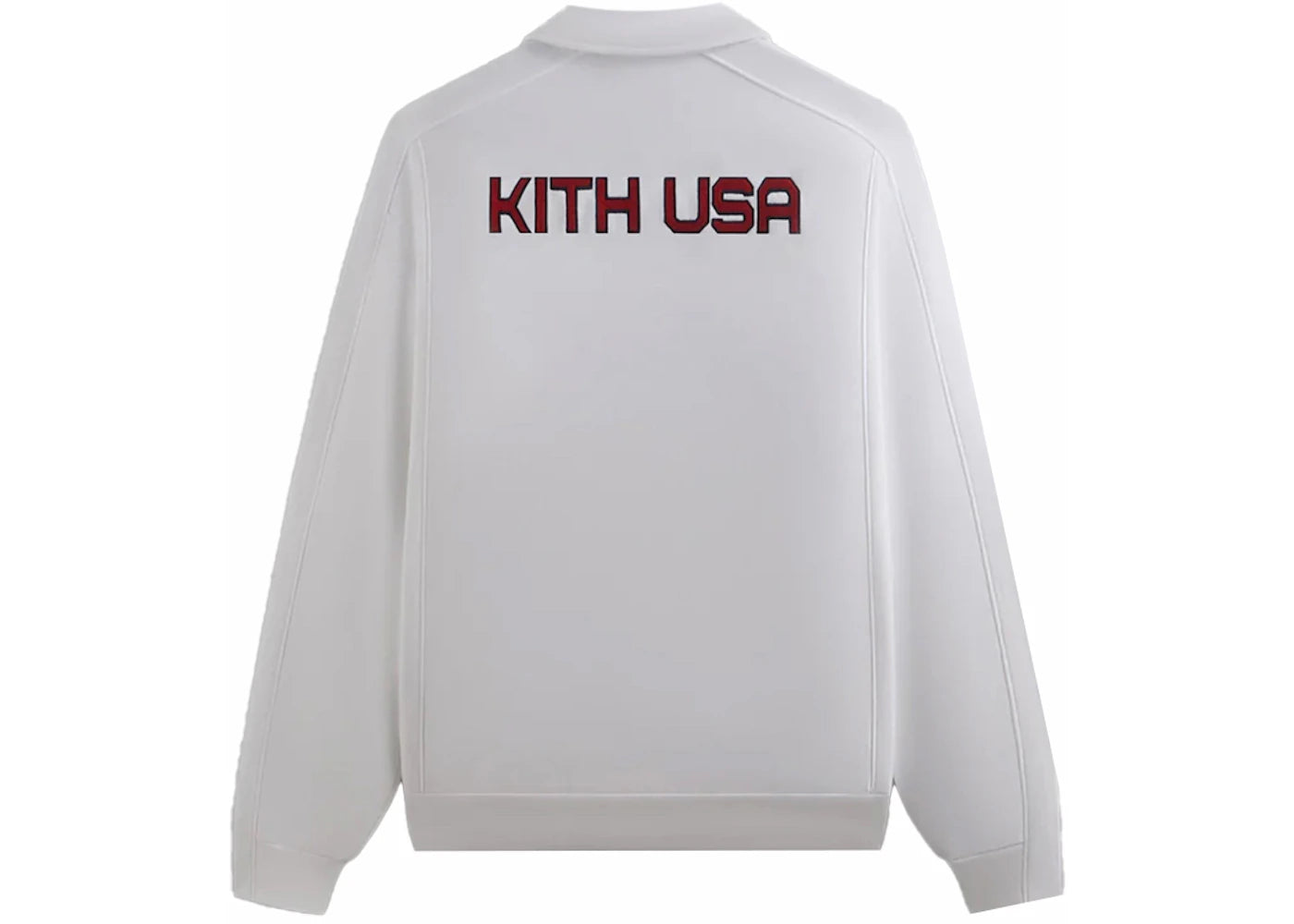 Kith USA Basketball Nelson Collared Pullover White - vue secondaire B