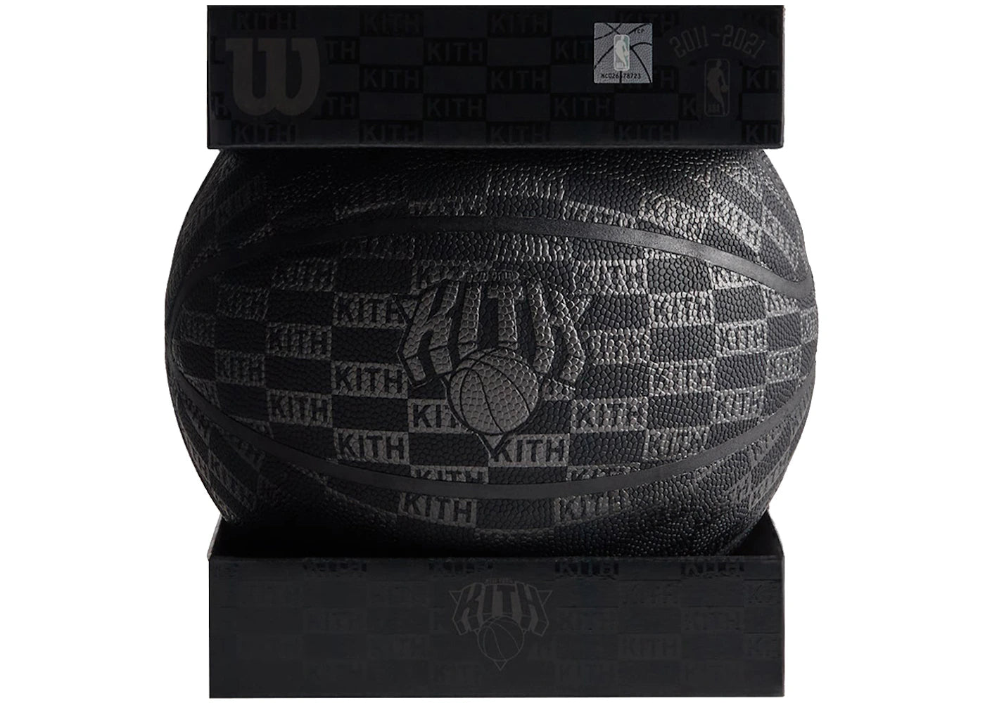 Kith x Wilson for New York Knicks Basketball Black - vue secondaire B