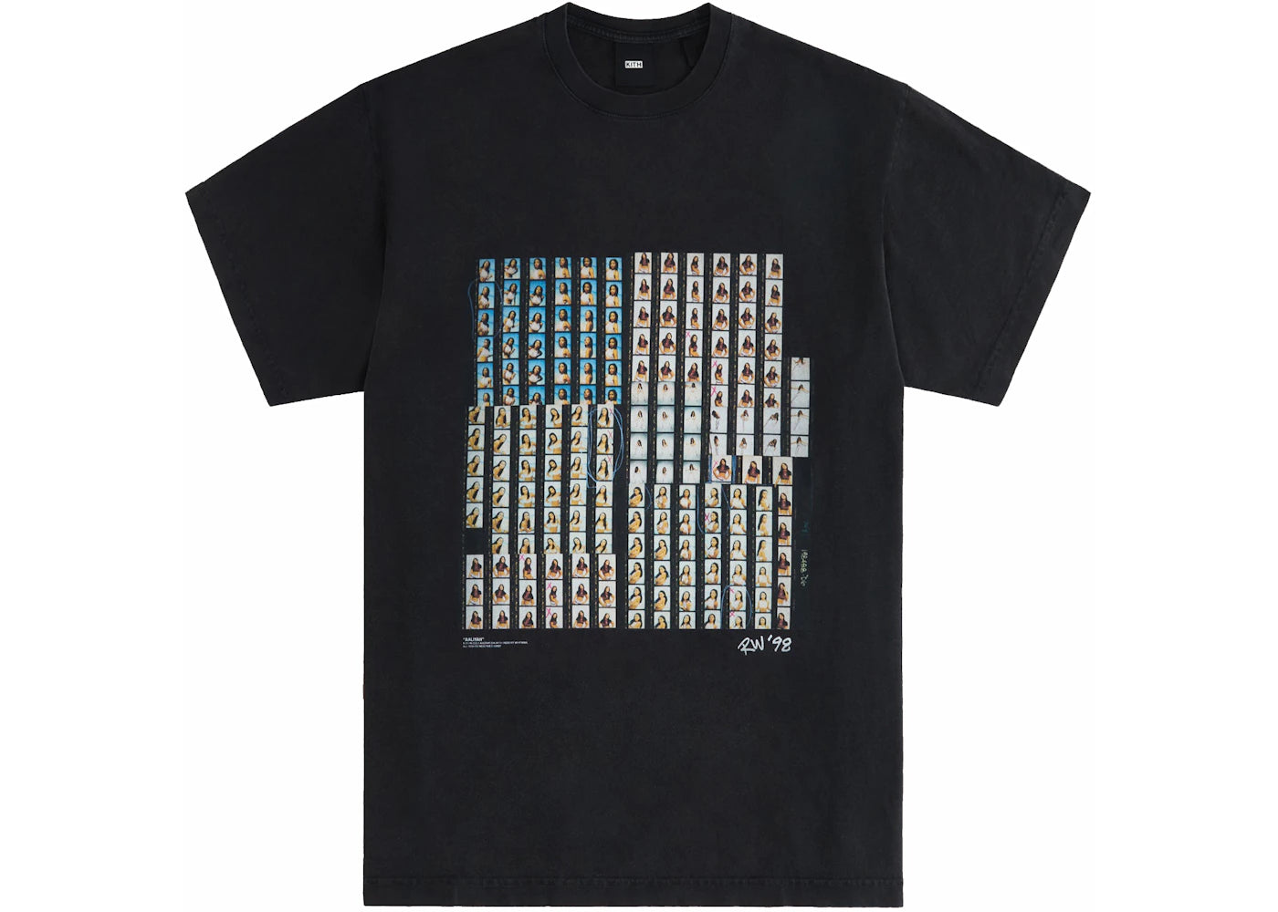 Kith Women Aaliyah Film Strip Vintage Tee Black - vue secondaire A