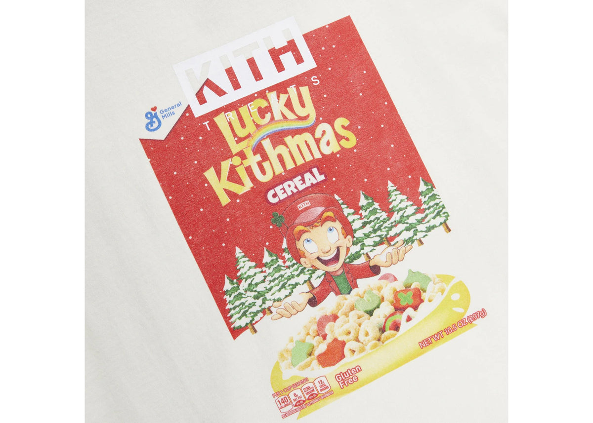 Kith for Lucky Charms Kithmas Cereal Box Vintage Tee Tofu - vue secondaire B