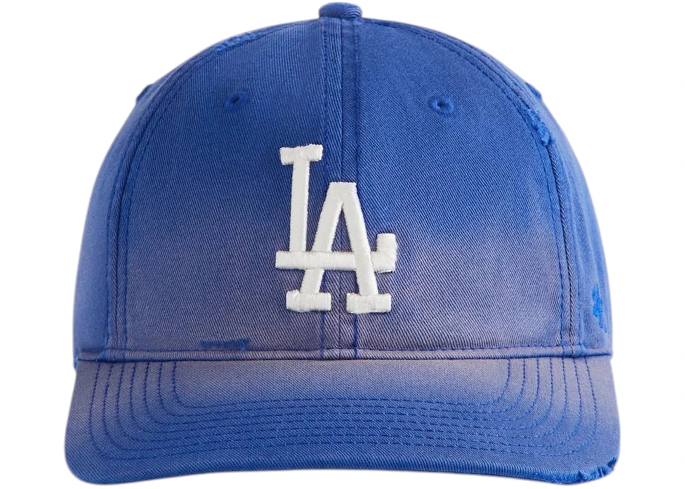 Kith x 47 Brand x MLB Los Angeles Dodgers Washed Franchise LS Cap Royal - vue secondaire A