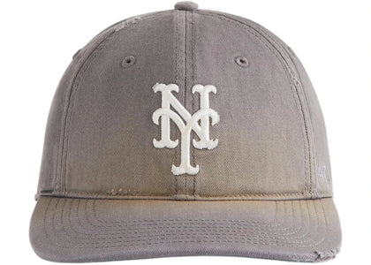 Kith x 47 Brand x MLB New York Mets Washed Franchise LS Cap Concrete - authentic Kith product