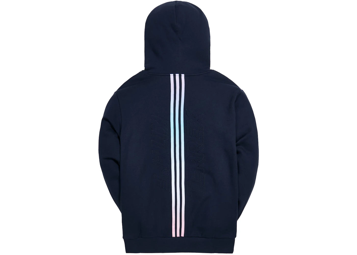 Kith x Adidas Terrex Hoodie Night Navy - vue secondaire B