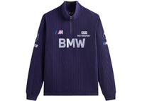 Kith x BMW Cable Fleece Quarter Zip Techno Violet