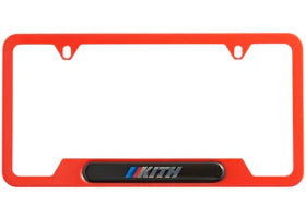 Kith x BMW Car Plate Cinnabar - vue 360
