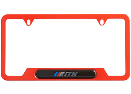 Kith x BMW Car Plate Cinnabar - product view 2