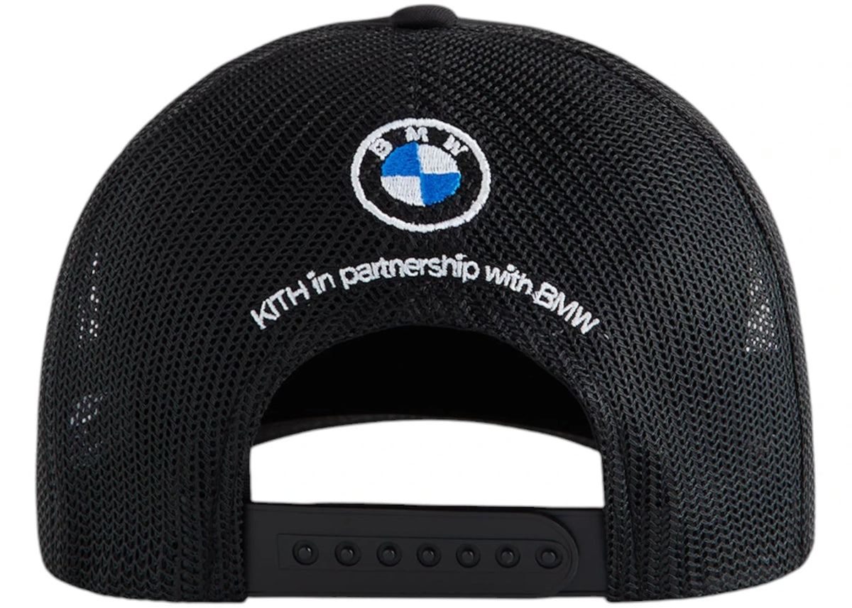 Kith x BMW K Motorsport Nolan Trucker Hat Black - vue secondaire A