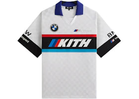 Kith x BMW Moto Jersey White - vue 360