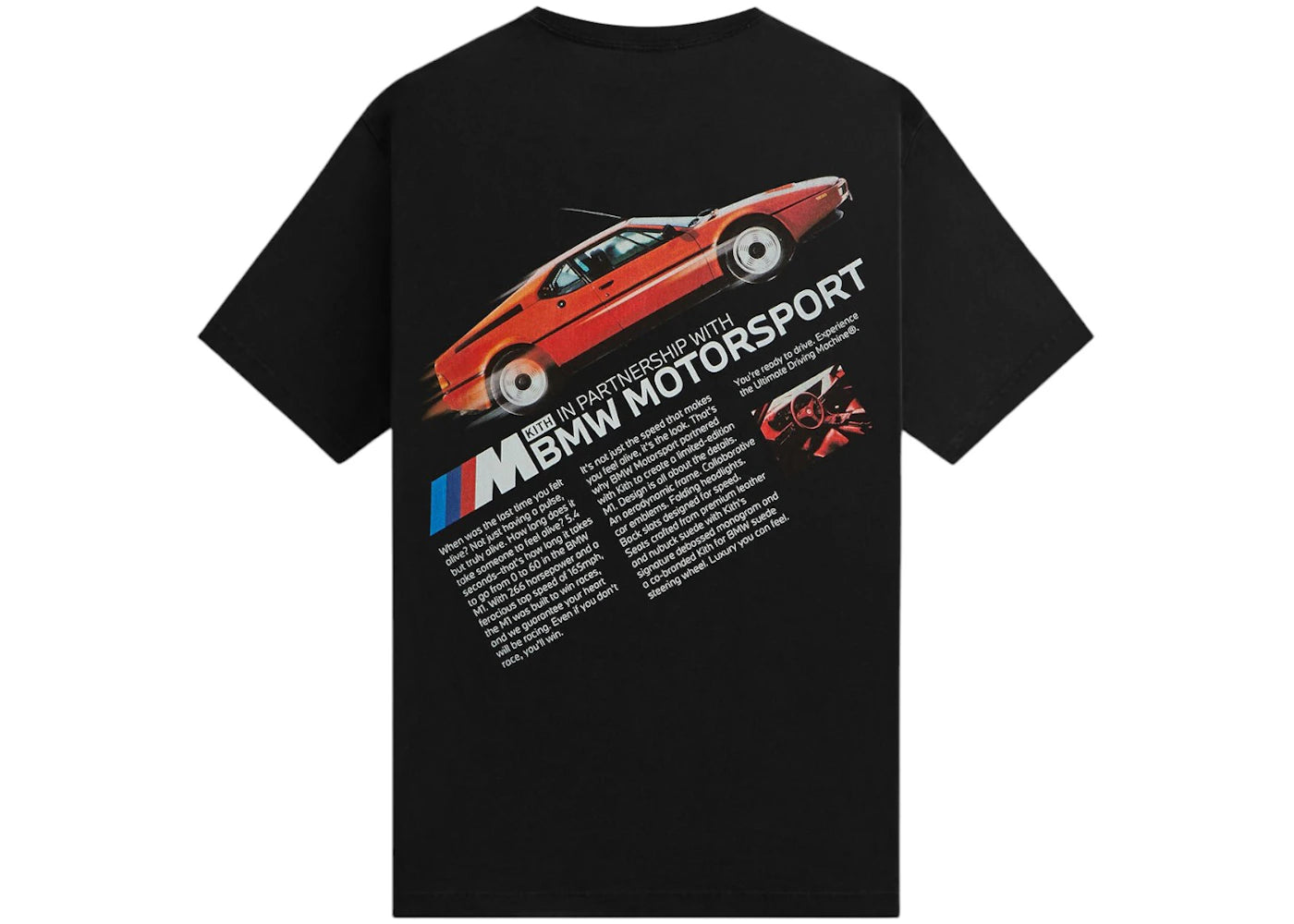 Kith x BMW Motorsport Ad Pocket Tee Black - vue secondaire B