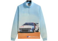 Kith x BMW Retro Vintage Viertelreißverschluss Weiß