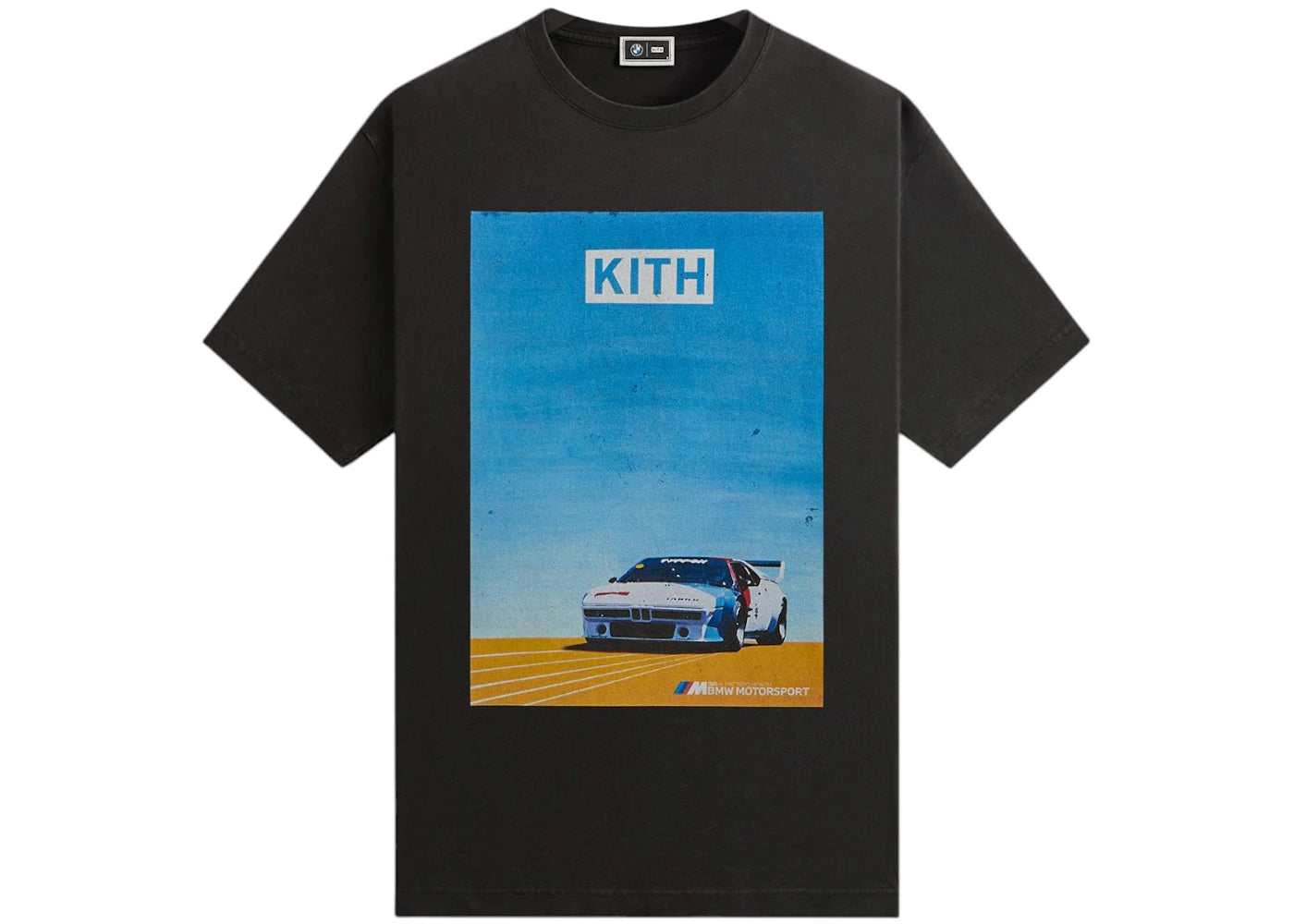 Kith x BMW Retro Vintage Tee Black - vue secondaire A