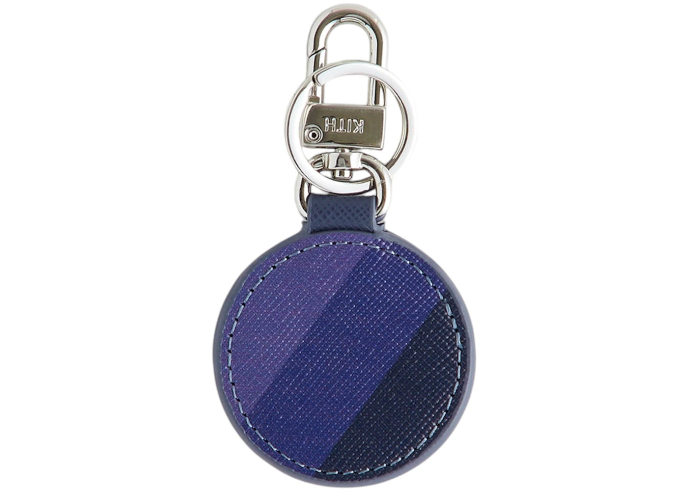 Kith x BMW Rondel Leather Keyring Techno Violet - vue secondaire B