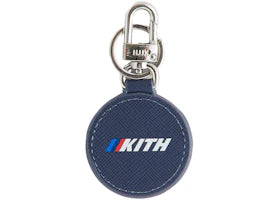 Kith x BMW Rondel Leather Keyring Techno Violet - vue 360