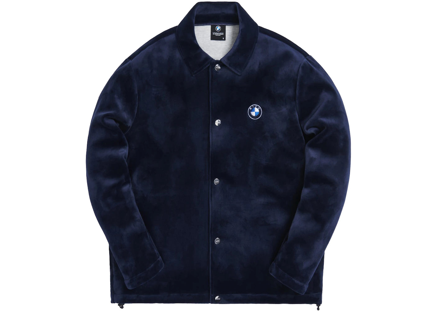 Kith x BMW Velour Coaches Jacket Navy - vue secondaire A