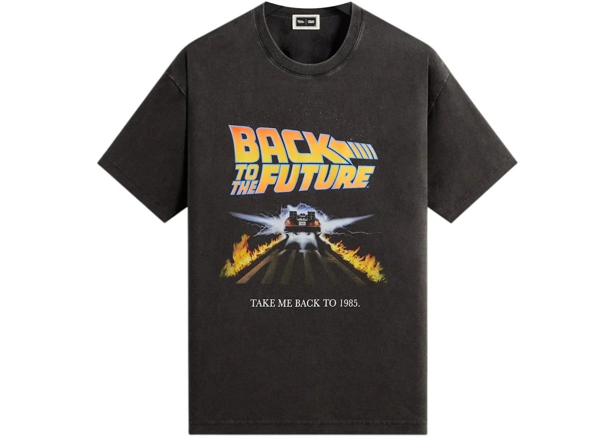 Kith x Back to the Future Back to 1985 Vintage Tee Black - vue 360