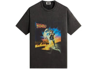 Kith x Back to the Future Chrome Title Vintage Tee Black