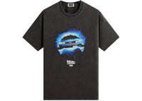 Kith x Back to the Future DeLorean Front Back Vintage Tee Black