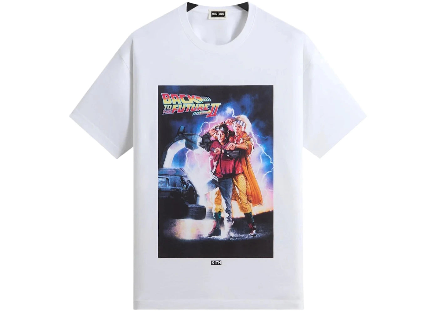 Kith x Back to the Future II Movie Poster Vintage Tee White - vue secondaire A