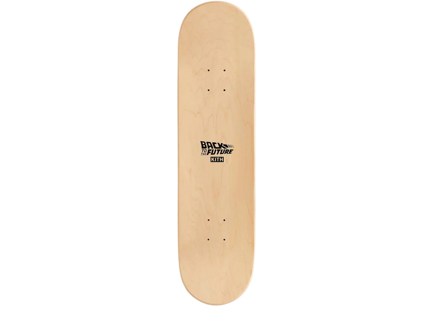 Kith x Back to the Future Skateboard Deck Multicolor/Black - vue secondaire B