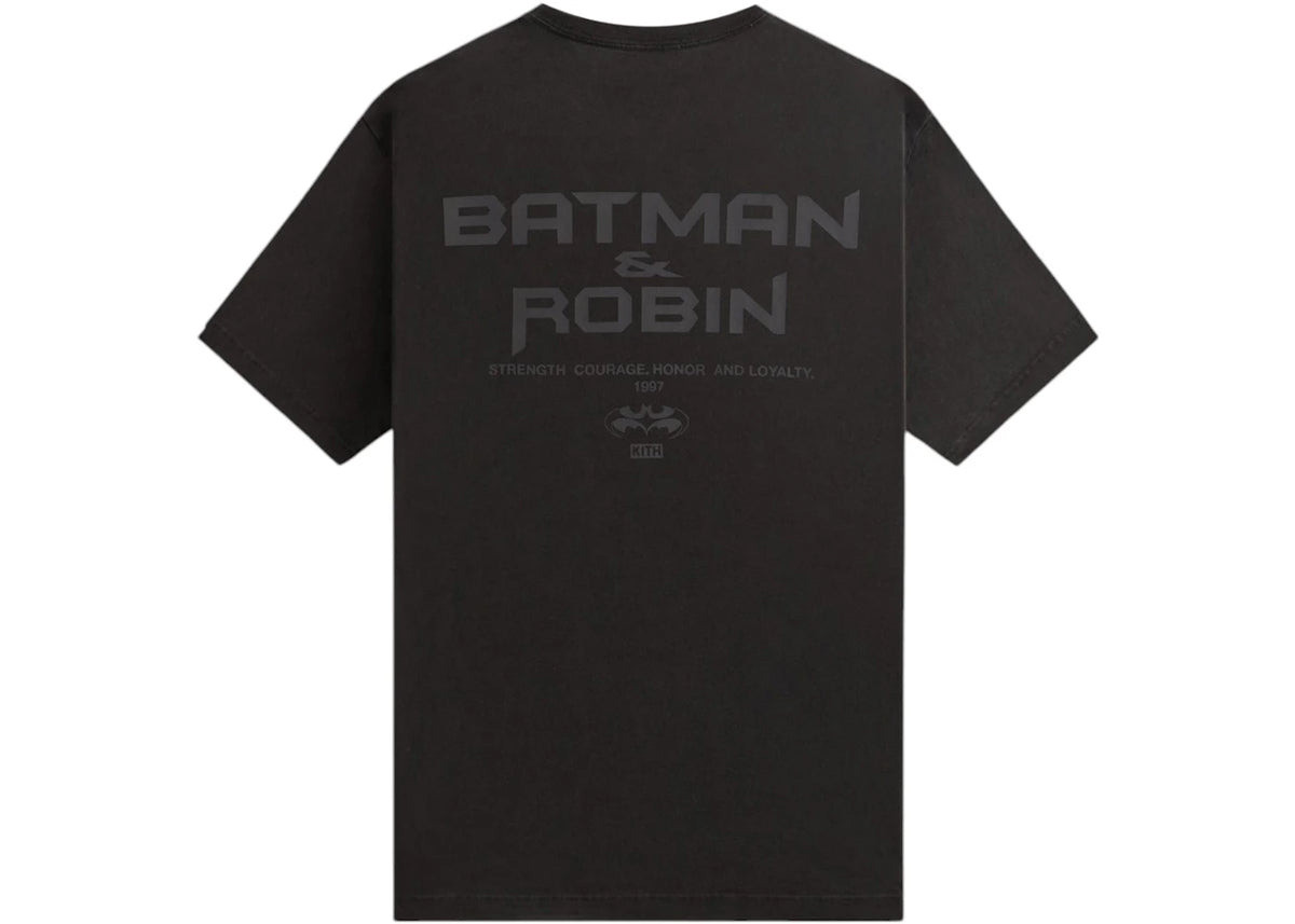 Kith x Batman And Robin Logo Vintage Tee Black - vue secondaire A
