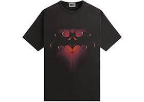 Kith x Batman And Robin Logo Vintage Tee Black