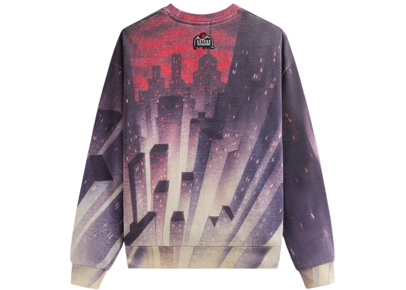Kith x Batman Animated City Vintage Nelson Crewneck Allure - vue secondaire B