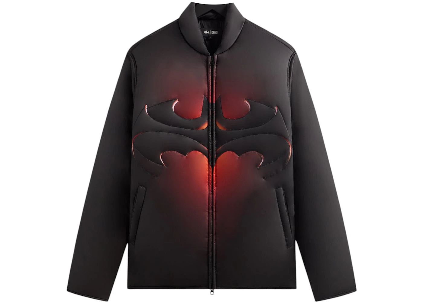 Kith x Batman Brixton Quilted Puffed Jacket Black