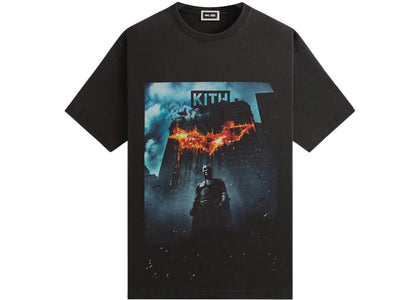 Kith x Batman Dark Knight International Vintage Tee Black - authentic Kith product