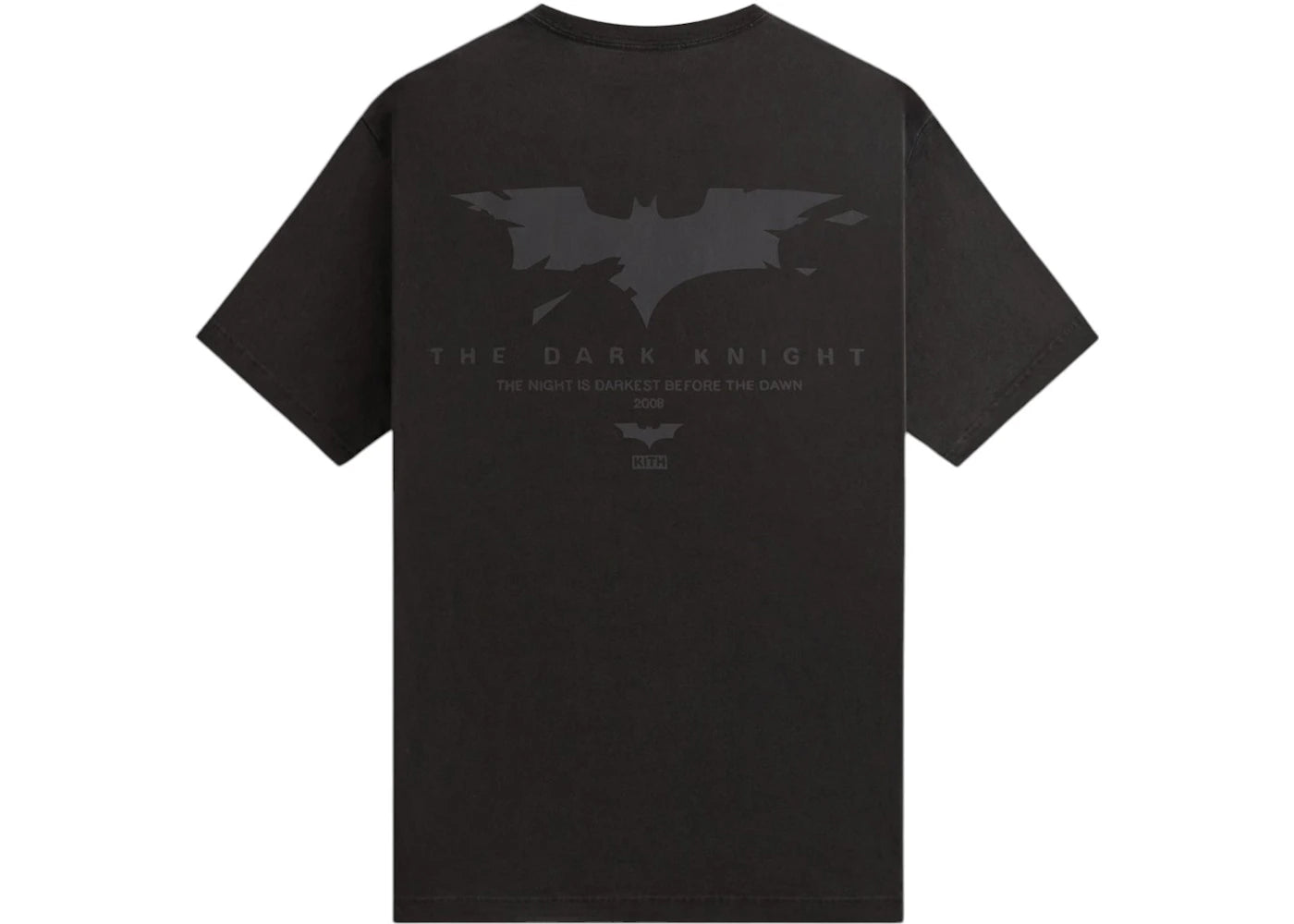 Kith x Batman Dark Knight Teaser Vintage Tee Black - vue secondaire B