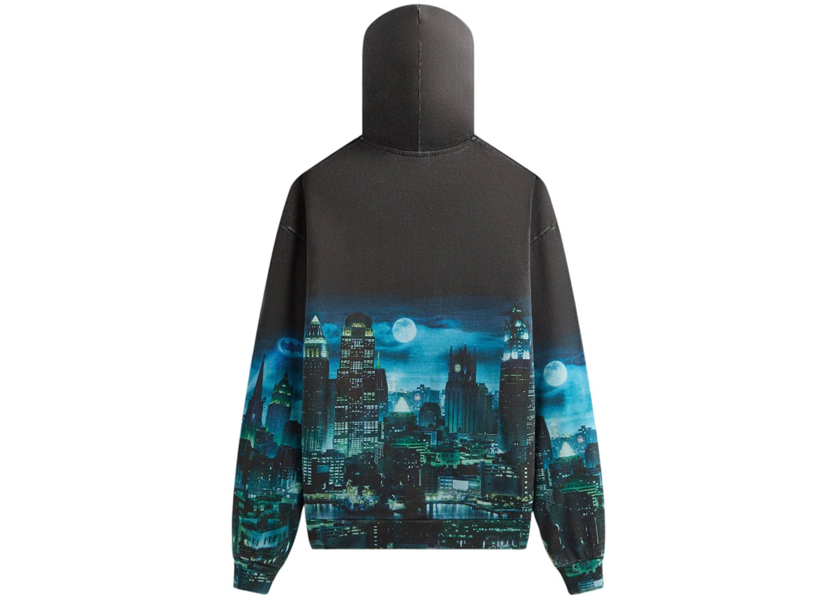 Kith x Batman Gotham Vintage Nelson Hoodie Black - vue secondaire B