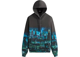 Kith x Batman Gotham Vintage Nelson Hoodie Black