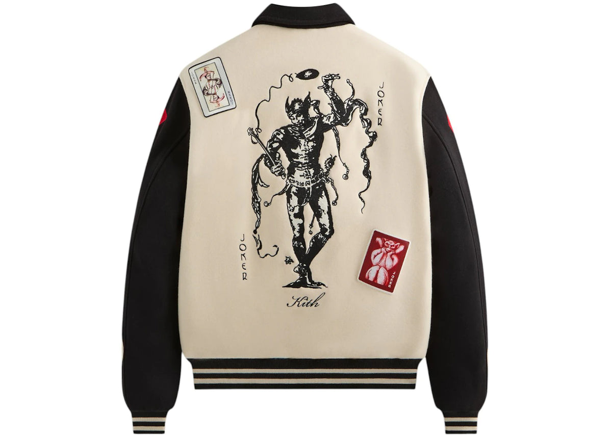 Kith x Batman Joker Wool Coaches Jacket Sandrift - vue secondaire B