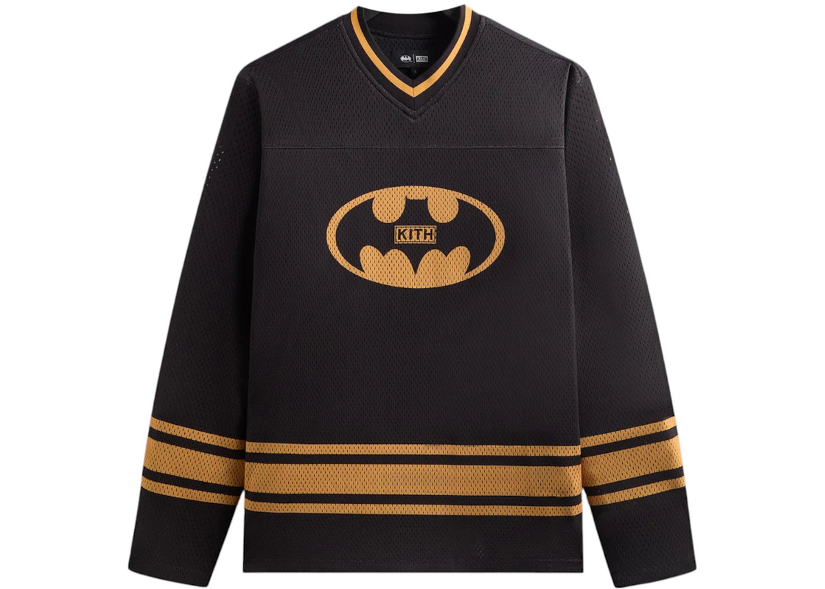 Kith x Batman Long Sleeve Malik Jersey Black - vue secondaire A