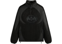 Kith x Batman Quarter Zip Sherpa Jacket Black